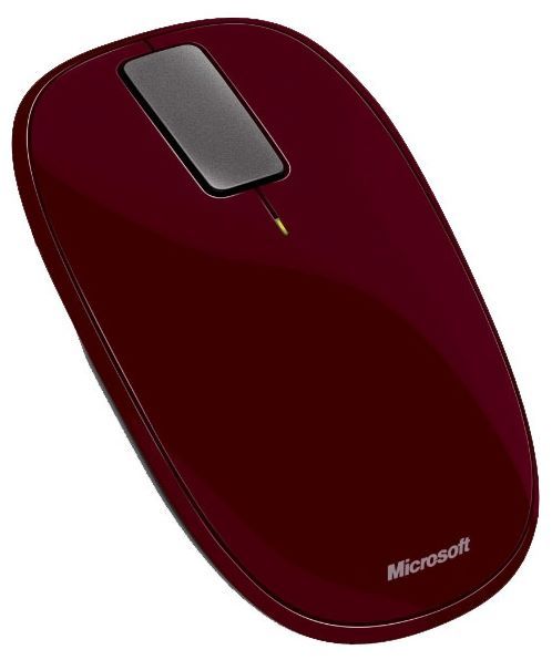 Microsoft Wireless Explorer Touch Mouse Sangria Red USB