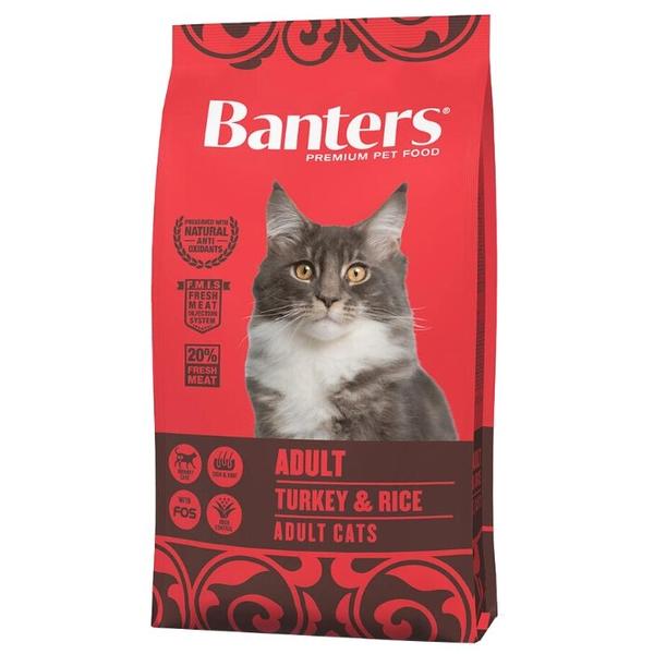 Корм для кошек Banters с индейкой и с рисом