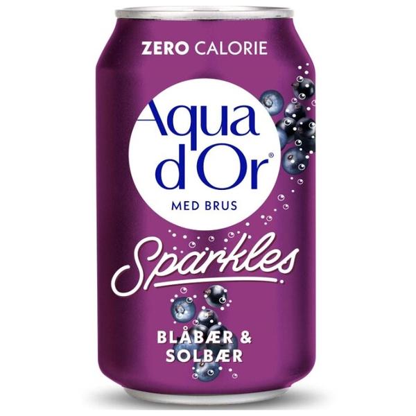 Газированный напиток Aqua d'Or черника и черная смородина