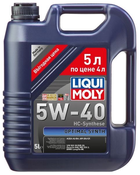 LIQUI MOLY Optimal Synth 5W-40 5 л