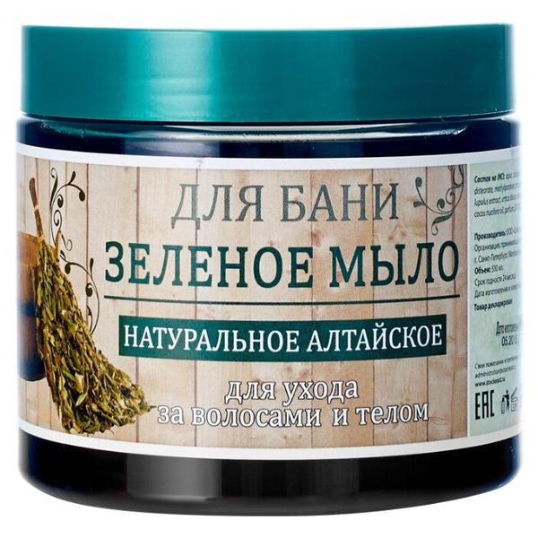 Мыло зеленое для бани Day Spa Натуральное Алтайское для ухода за волосами и телом
