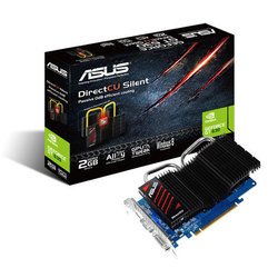 Asus GeForce GT 630 810Mhz, PCI-E 2.0, 2048Mb, 1800Mhz, 128 bit, DVI, HDMI, HDCP Silent, RTL