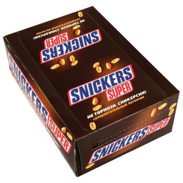 Батончик Snickers Super, 95 г, коробка