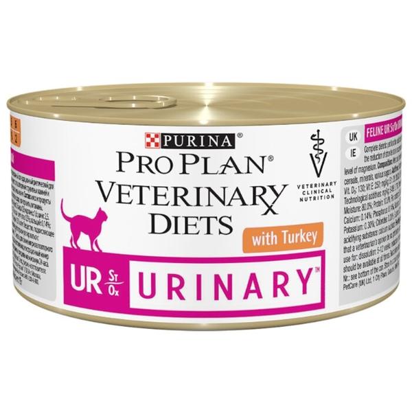 Корм для кошек Pro Plan Veterinary Diets Feline UR Urinary with Turkey canned