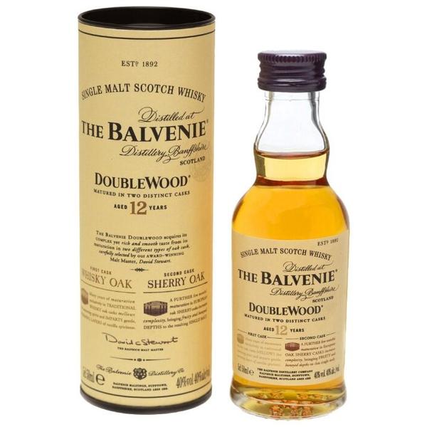 Виски Balvenie Doublewood 12 лет, 0.05 л, подарочная упаковка