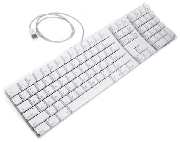 Apple M9034 Keyboard White USB