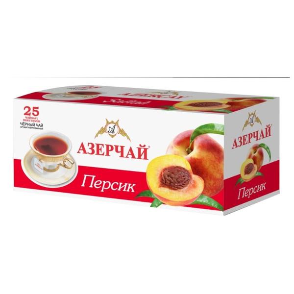 Чай черный Azercay Персик в пакетиках