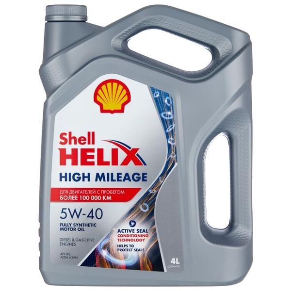 SHELL Helix High Mileage 5W-40 4 л