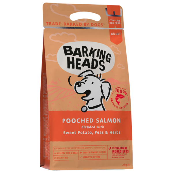Корм для собак Barking Heads Для собак с лососем и картофелем Мисочку оближешь