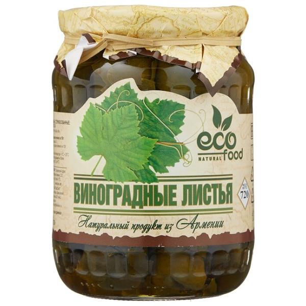 Виноградные листья Ecofood стеклянная банка 720 г