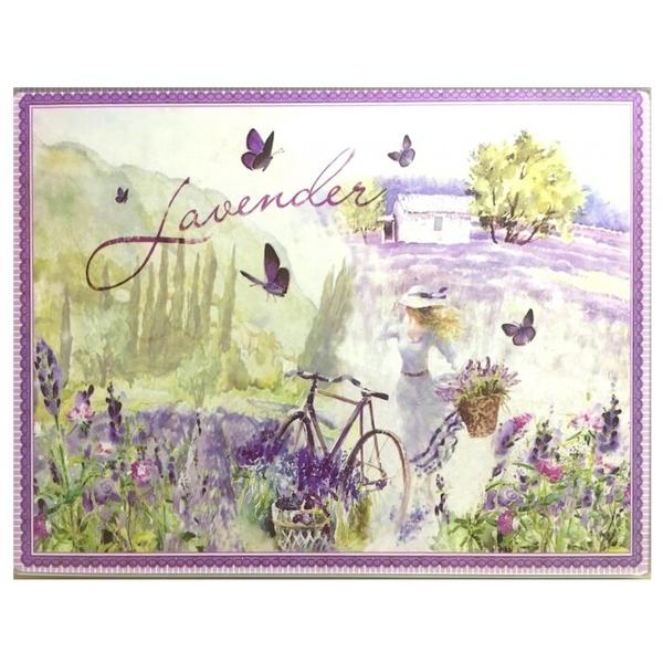 Разделочная доска Gift'n'Home Лавандовый Велосипед CB-Lavender(b) 30х20х0.4 см
