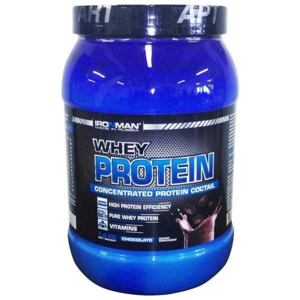 Протеин IRONMAN Whey Protein (1 кг, банка)