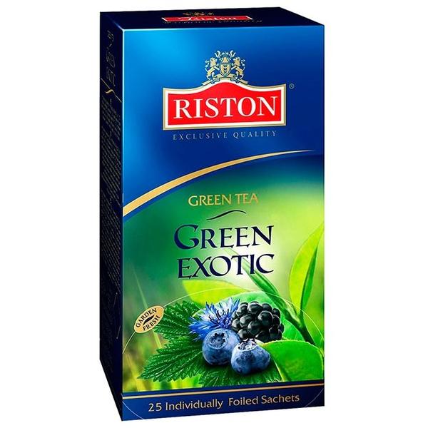 Чай зеленый Riston Green Exotic в пакетиках