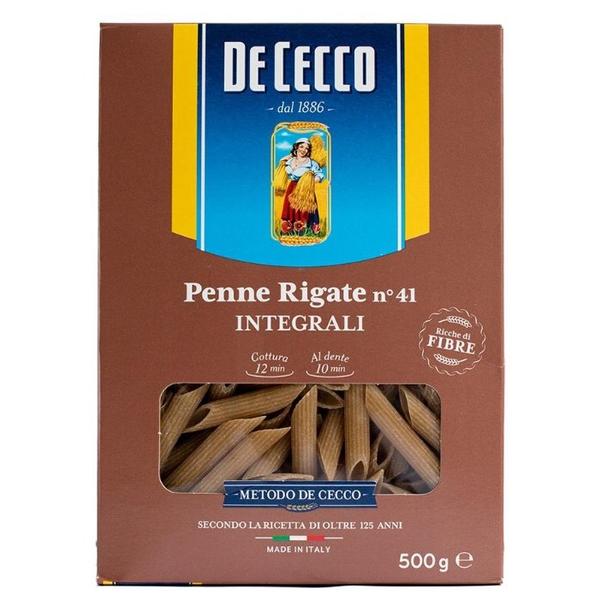 De Cecco Макароны Penne Rigate n° 41 Integrali цельнозерновые, 500 г