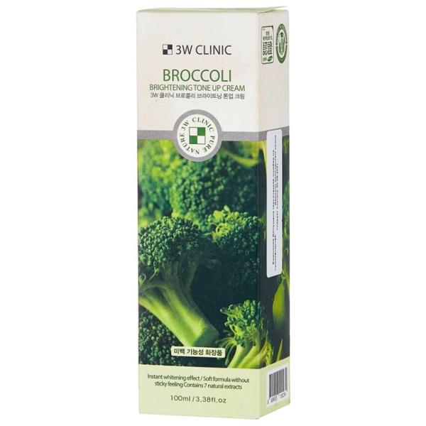 3W Clinic Broccoli Brightening Tone Up Cream Осветляющий крем для улучшения тона кожи лица с экстрактом брокколи