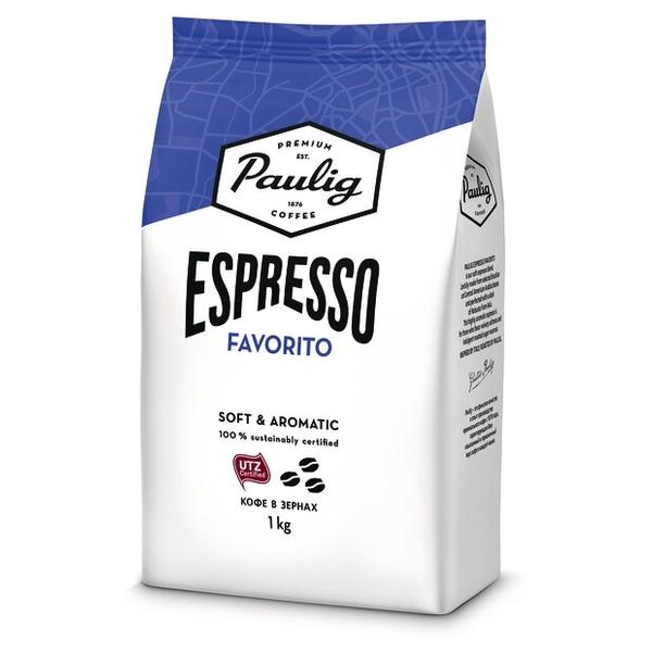 Кофе в зернах Paulig Espresso Favorito