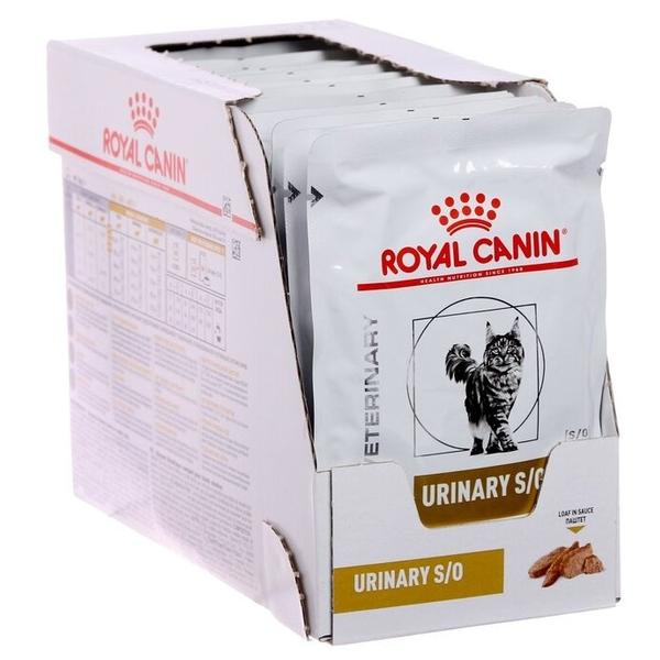 Корм для кошек Royal Canin Urinary S/O при лечении МКБ 85 г (паштет)