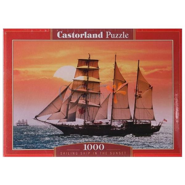 Пазл Castorland Sailing Ship in the Sunset (C-100392), 1000 дет.