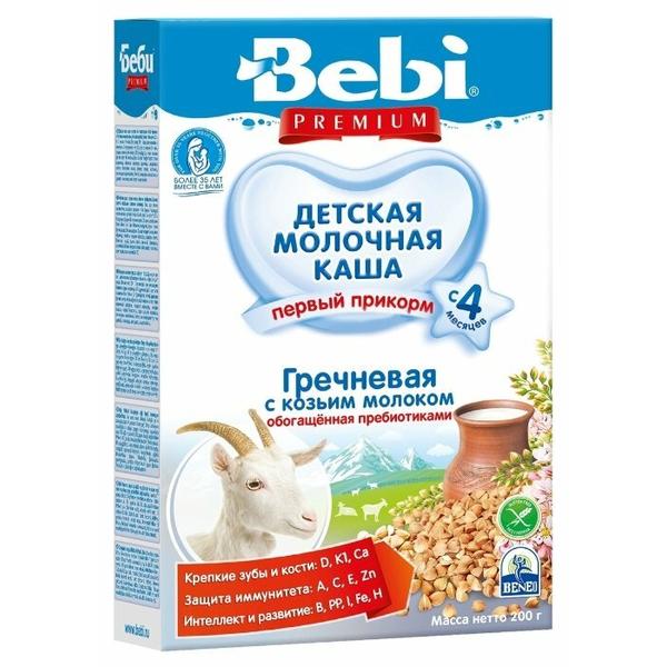 Каша Bebi молочная гречневая на козьем молоке (с 4 месяцев) 200 г