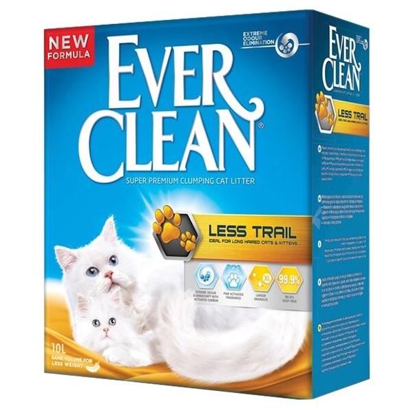Комкующийся наполнитель Ever Clean Litter Free Paws (Less Trail) 10 л/10 кг