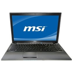 MSI CR650 (E2 1800 1700 Mhz/15.6"/1366x768/2048Mb/320Gb/DVD-RW/AMD Radeon HD 7340M/Wi-Fi/Bluetooth/Без ОС)