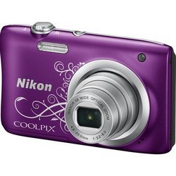 Nikon Coolpix A100 (фиолетовый с рисунком)