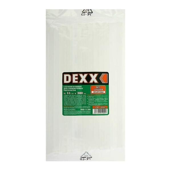 DEXX Клеевые стержни 11х300 мм, 33 шт