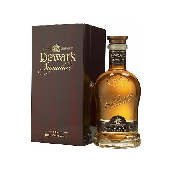Виски Dewar's Signature, 0.75 л, подарочная упаковка