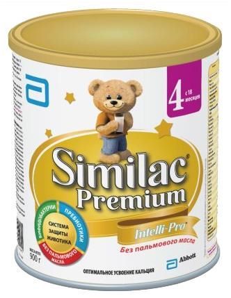 Similac (Abbott) Premium 4 (с 18 месяцев) 900 г