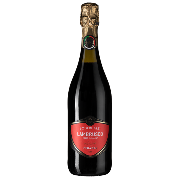 Шипучее вино Chiarli Lambrusco dell'Emilia Rosso Poderi Alti, 0.75л