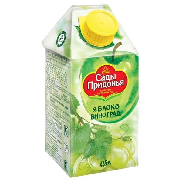 Сок Сады Придонья Яблоко-Виноград, с крышкой, без сахара