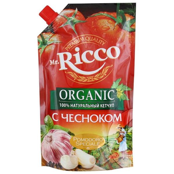 Кетчуп Mr.Ricco Organic с чесноком, дой-пак