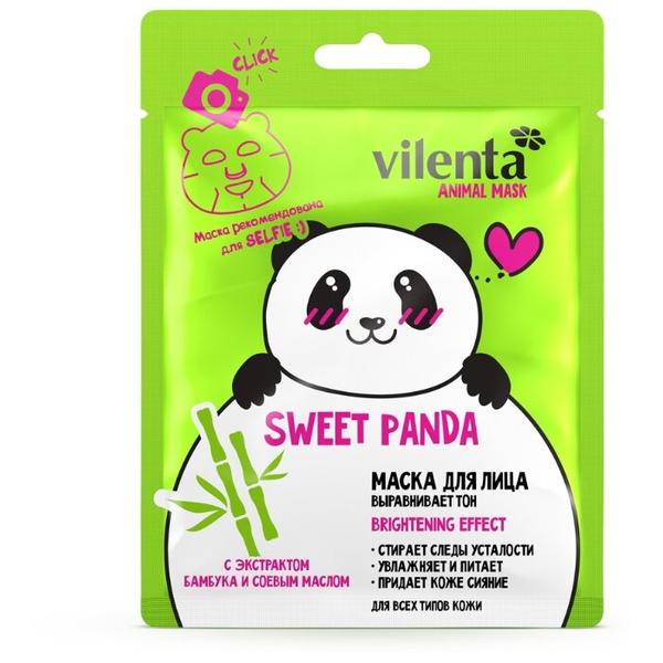 Vilenta маска Sweet Panda выравнивающая тон с экстрактом бамбука и соевым маслом