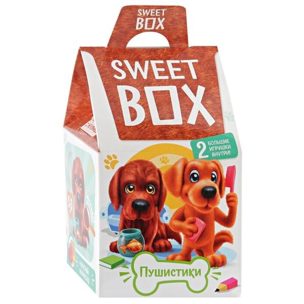 Жевательный мармелад Sweet Box Пушистики Щенята 3 с двумя игрушками 10 г
