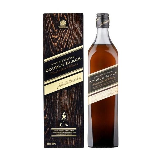 Виски Johnnie Walker Double Black 12 лет 0.7 л, подарочная упаковка