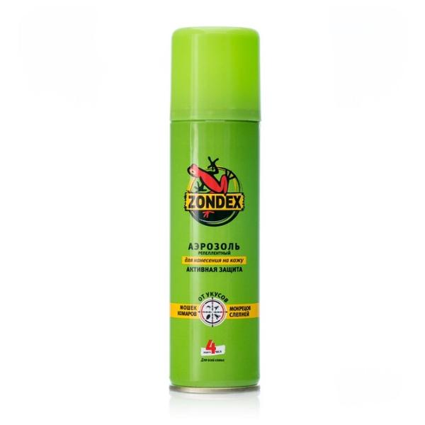 Аэрозоль Zondex Активная защита от летающих насекомых (для нанесения на кожу)