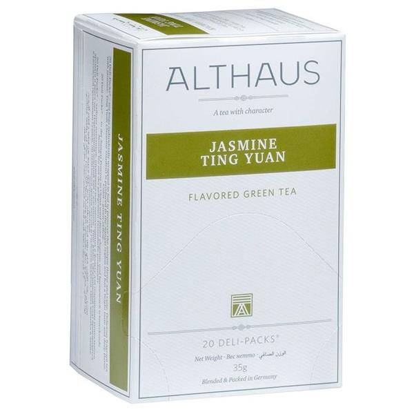 Чай зеленый Althaus Jasminе Ting Yuan в пакетиках