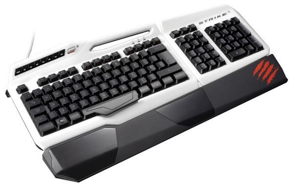 Mad Catz S.T.R.I.K.E. 3 Gaming Keyboard White USB