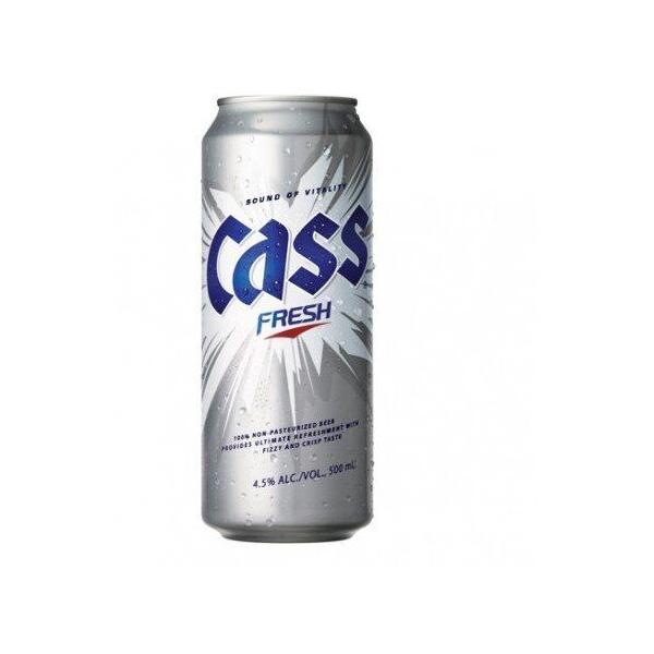Пиво светлое Cass Fresh, 0.5 л