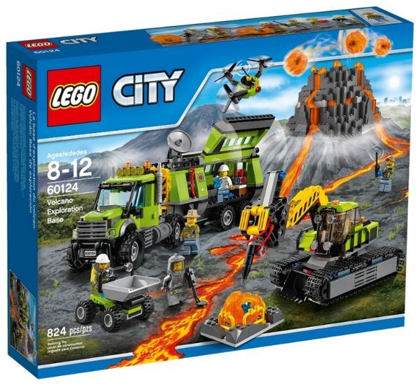 LEGO City 60124 База исследователей вулканов