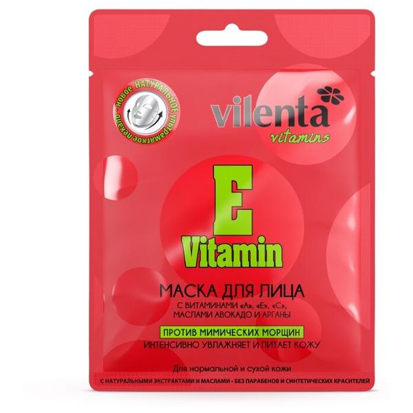 Vilenta маска против мимических морщин Vitamin Е с маслами Авокадо и Арганы