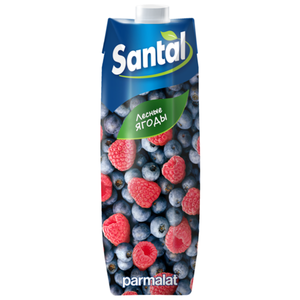 Напиток сокосодержащий Santal Лесные ягоды, с крышкой, без сахара
