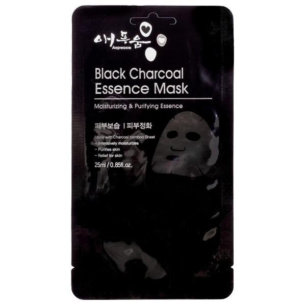 Aepwoom тканевая маска с черным углем