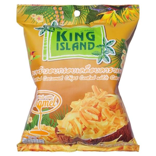 Чипсы King Island кокосовые с карамелью