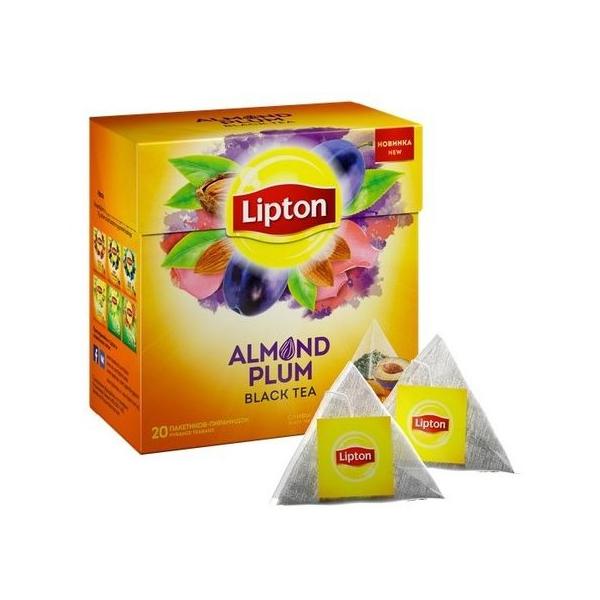 Чай черный Lipton Almond Plum в пирамидках