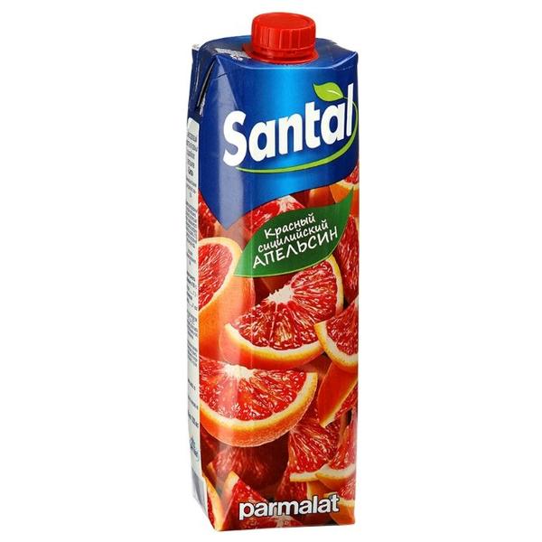 Напиток сокосодержащий Santal Красный сицилийский апельсин, с крышкой