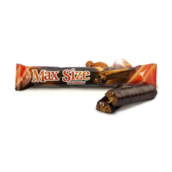 Батончик Савинов Max Size с шоколадным печеньем и карамелью 40 г