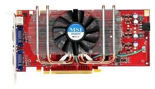 MSI GeForce 9600 GT 650Mhz PCI-E 2.0 1024Mb 1800Mhz 256 bit 2xDVI TV HDCP YPrPb Cool