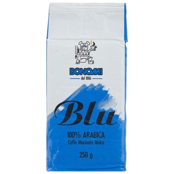 Кофе молотый Bonomi Blu Moka вакуумная упаковка