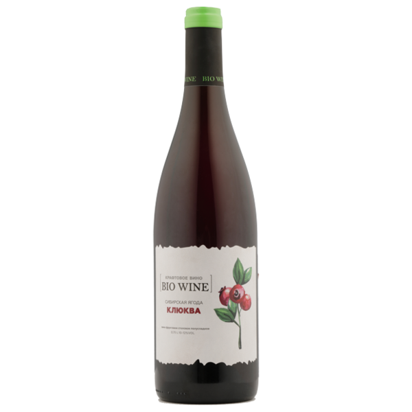 Вино Bio Wine Сибирская ягода Клюква 0.75 л
